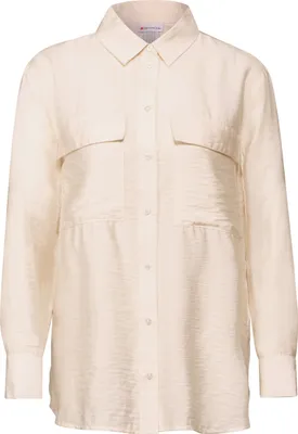 Produktbild von Relaxed fit shirtcollar blouse 14451 lucid white Größe 40