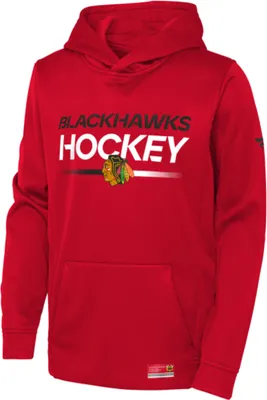 Produktbild von Dětská mikina Chicago Blackhawks NHL Authentic Pro Hoodie Po Hood Outerstuff Fanatics Authentic Pro Junior Hoodie Chicago Bulls, Rot, Größe: XL, 18-20 Jahre