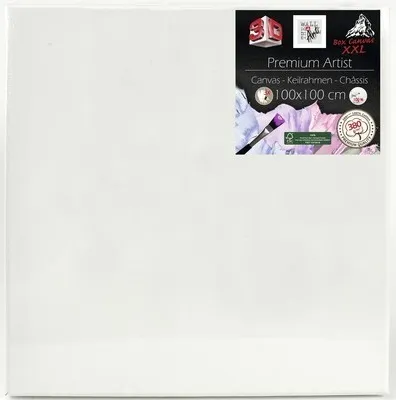 Produktbild von Leinwand zum Bemalen doppeldick 100x100 cm