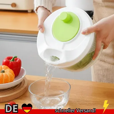Produktbild von Multifunktionaler Manueller Gemüsetrockner für den Haushalt – Salatschleuder