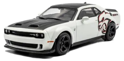 Immagine prodotto di Solido modellino auto scala 1:43 Dodge SRT Hellcat Widebody Custom Redeye Knuckle bianco 2020 S4310309
