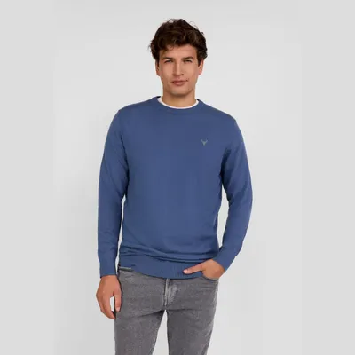 Produktbild von Minoti Pullover Blau Gr. Small für Jungen
