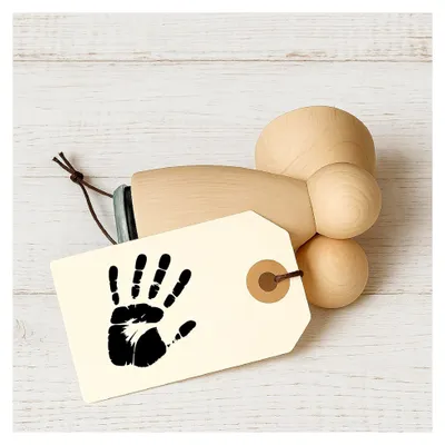 Produktbild von Stempidoo - Maxi Mini - Motivstempel mit Handabdruck für DIY-Projekte