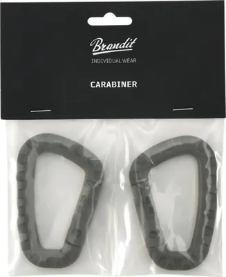 Produktbild von Brandit Carabiner Karabinerhaken 2 Einheiten Grün  Grün One Size