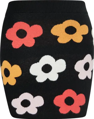 Image de Jupe SWIRLY pour femmes - noir multicolore, M