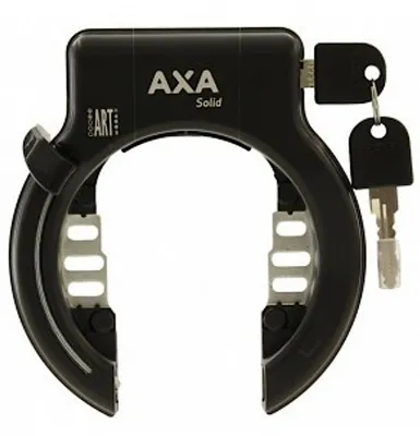 Produktbild von AXA ringschloss Solid XLART-2 Stahl schwarz 2-teilig