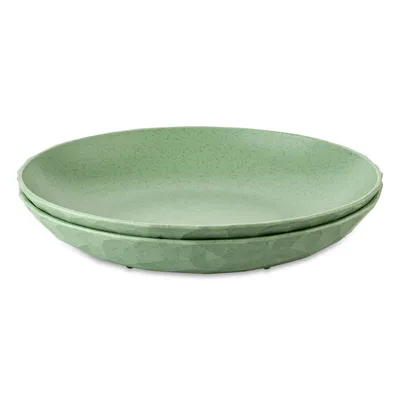 Produktbild von KOZIOL Club Plate tief 2er-Set leaf green