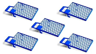 Produktbild von Abstreifgitter 22 x 26 cm - blau für Farbrollen bis 20 cm (3)