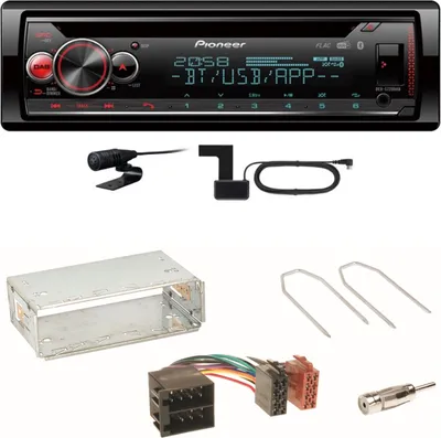 Produktbild von Pioneer DEH-S720DAB Bluetooth DAB+ FLAC Einbauset für Citroen Berlingo bis 2007