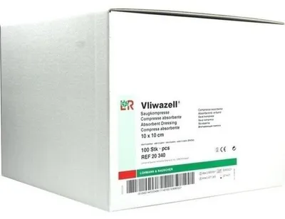 Productafbeelding van Vliwazell zuigkompressen, 10 x 10 cm, niet steriel, 100 stuks