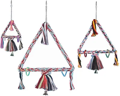 Produktbild von Nobby Schaukel Triangel bunt, Maße: Ø 3,0 x 45 cm