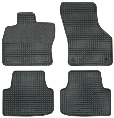 Gummifußmatten Set 4-teilig für VW Golf 8 Variant (2021-), schwarz