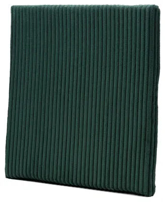 Produktbild von GÖZZE Anafi Sitzkissen weiches Sitzkissen in Cord-Optik mit Anti-Rutsch-Beschichtung und Paspel Dunkelgrün 40 x 40 x 3 cm