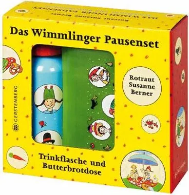 Produktbild von Wimmlinger Pausenset mit Brotdose und Trinkflasche, spülmaschinen- und mikrowellengeeignet für Kinder
