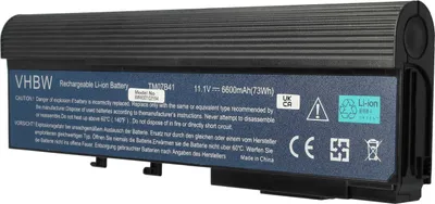 Produktbild von vhbw Akku kompatibel mit Acer Aspire 5562, 5563, 5590 Serie, 5560, 5561 Notebook (6600 mAh, 11,1 V, Li-Ion)