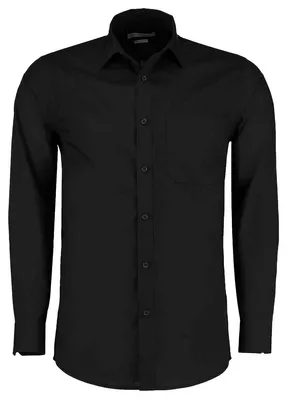 Immagine prodotto di Kustom Kit - Camicia da uomo a maniche lunghe LT5407 (39,5 cm) (nera)