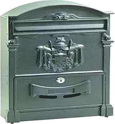 Produktbild von Briefkasten 26x9x41 antracit - moderner Stil