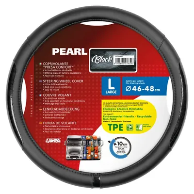 Produktbild von LAMPA 97830 Skeentex Lenkradbezug TPE Ø46-48cm Schwarz Lenkradhülle