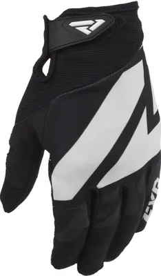 Productafbeelding van FXR koppelingsriem, motocross handschoenen, zwart/wit, maat 2XL