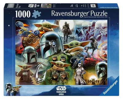 Image de Puzzle Ravensburger « The Mandalorian et Grogu » - 1 000 pièces