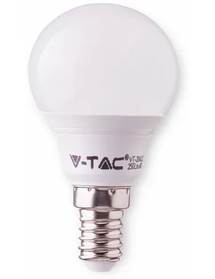 Produktbild von V-TAC VT-1880, 5,5 W, 40 W, E14, 470 lm, 20000 h, Warmweiß