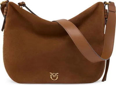 Produktbild von PINKO Umhängetasche Schultertasche Zip Around Classic Hobo Bag Marrone - Leone braun