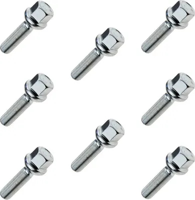 Produktbild von 8x Radschraube M14x1.5 , Gewindelänge: 25mm, Kugelbund, SW17