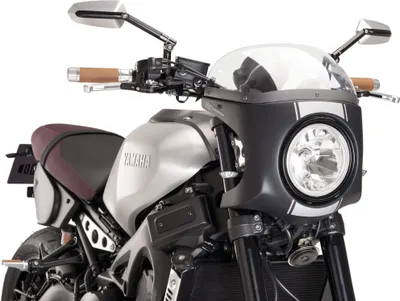 Zdjęcie produktu dla Półpłaski czarny ekran PUIG z homologacją ABE do Yamaha xsr
