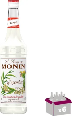 Produktbild von Lot de 6 Sirop Monin - Gingembre - 70cL
