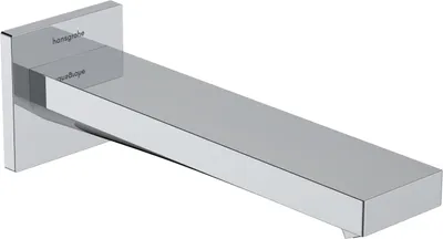 Image de robinet de baignoire Hansgrohe Tecturis E, finition chrome