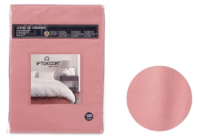 Produktbild von Bettwäsche-Set Rosa Double size 3 Stücke