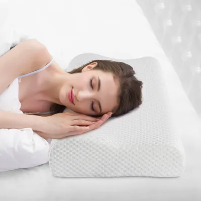 Immagine prodotto di Cuscino ergonomico in memory foam, ideale per chi dorme su un lato o sulla schiena