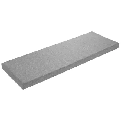Produktbild von Bankauflage 110 x 40 cm, hellgrau, Unterseite Antirutsch, Bankkissen, Sitzkissen für Fensterbank, Bezug waschbar, sleepling