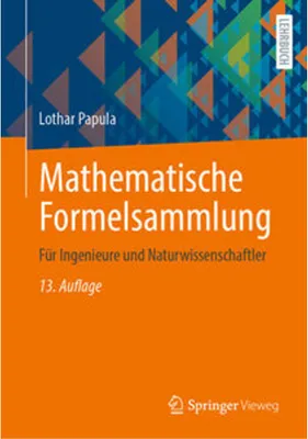 Produktbild von Mathematische Formelsammlung