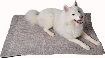 Produktbild von RAIKOU Hundedecke Katzendecken Waschbar und Flauschig, Weiche Warme Fleece Haustier Decken für Kleine Mittlere Hunde Katzen, Haustierdecke Schlafmatte für Sofa Bett, Braun Melange 60x40 cm