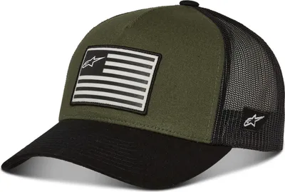 Image de Alpinestars Flag Snapback casquette vert,noir hommes,femmes vert,noir One Size