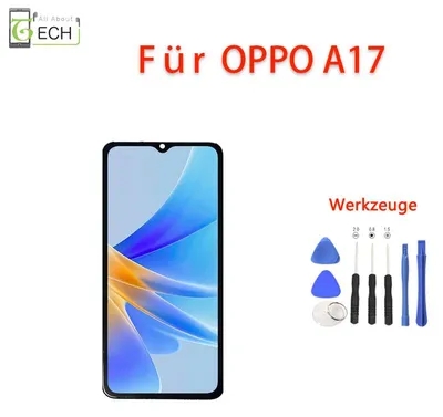 Produktbild von Für Oppo A17 CPH2477 LCD Display mit Rahmen Touchscreen Bildschirm