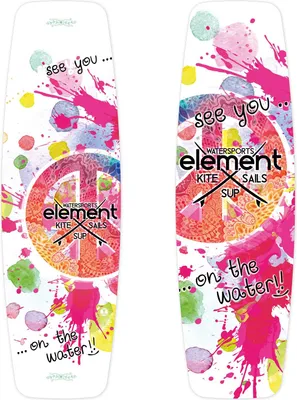 Produktbild von F2 Kiteboard Element See You On The Water 129cm Weiss Mega- Vorjahresmodelle