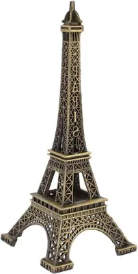 Image de Décoration vintage Tour Eiffel - 13 cm - en bois