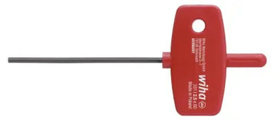 Zdjęcie produktu dla Klucz trzpieniowy Wiha z rękojeścią sześciokątną, czerniony (00894) 1,5 x 60 mm (331015060)