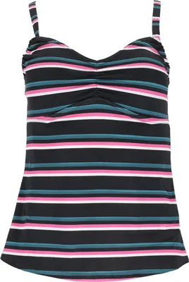 Produktbild von Firefly Mea II MM Damen Tankini-Oberteil schwarz/bunt/gestreift schwarz/bunt/gestreift 42C