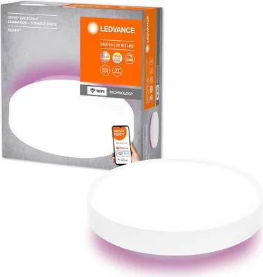 Image de LEDVANCE SMART+ Orbis Plafonnier LED 35cm 28W Tunable White Backlight 4058075574397