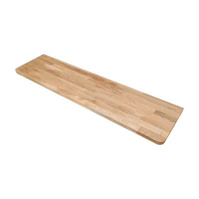 Produktbild von Innenfensterbank Eiche Massivholz geölt 122x30x2,7 cm – Natürliche Holzfensterbank für stilvolles Wohnen