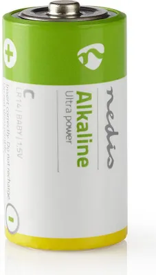 Image de Pile alcaline C | 1.5 V DC | 2 blisters