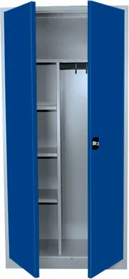 Produktbild von Flügeltürschrank Kleiderschrank Stahl Lagerschrank Aktenschrank PutzSpind 545521