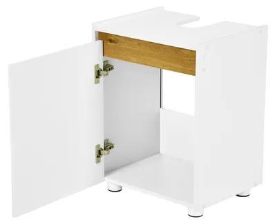 Image de Meuble sous-lavabo, blanc, 42 x 33 x 54,5 cm, 1 pièce