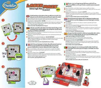 Zdjęcie produktu dla ThinkFun Laser Maze Jr., Gra planszowa, Koncentracja, 6 lat(a)