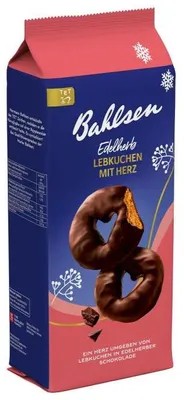 Produktbild von Bahlsen Lebkuchen mit Herz Edelherb 300g