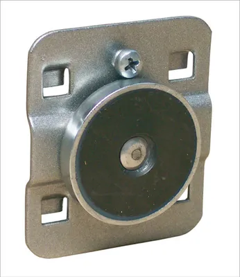 Produktbild von Magnethalter für Lochplatte | Ø4cm | Weissaluminium