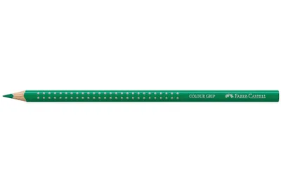 Image de Faber-Castell 112463 Crayon de couleur Colour GRIP vert émeraude(S)